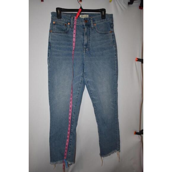 Madewell The‎ Perfect Vintage Jean Womens Blue Hoyne Wash Tapered Jeans Size 28 - Picture 2 of 7